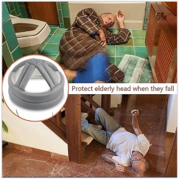 Elderly  Helmet, Safety Helmet Adjustable Breathable Head Protector NEW - Picture 3 of 16